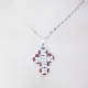 Small Cross - Adena-Silver Chain - 1